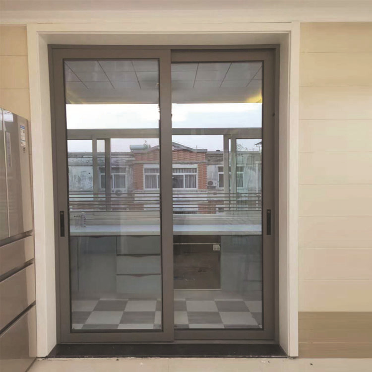 钛镁合金厨房推拉门客厅吊门家居用门定制双层真空钢化玻璃门