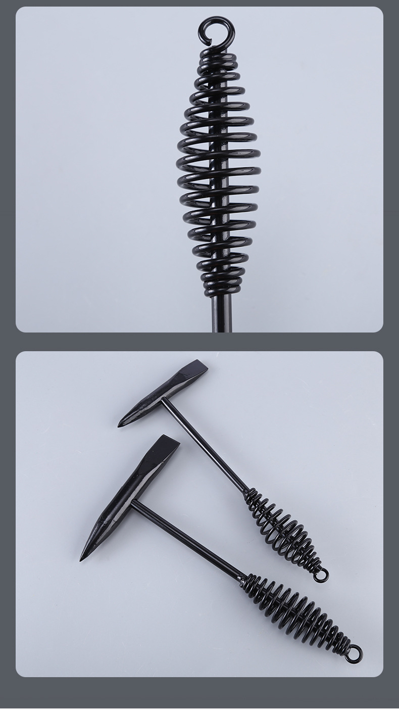 多功能敲渣锤 弹簧电焊锤 焊渣锤 除锈锤 焊工锤 电焊尖头锤子