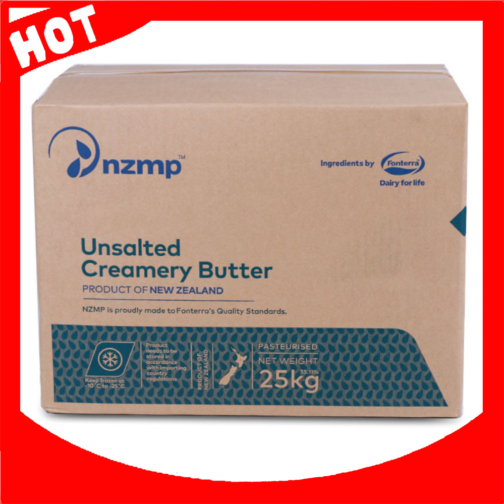 现货供应新西兰恒天然nzmp黄油 新西兰大黄油25kg