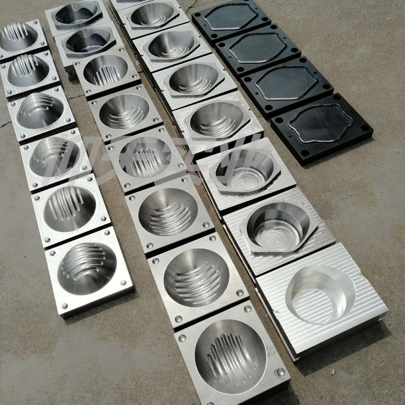 上海模具厂杯形口罩模具带呼吸阀口罩模具热压成型碗状模具