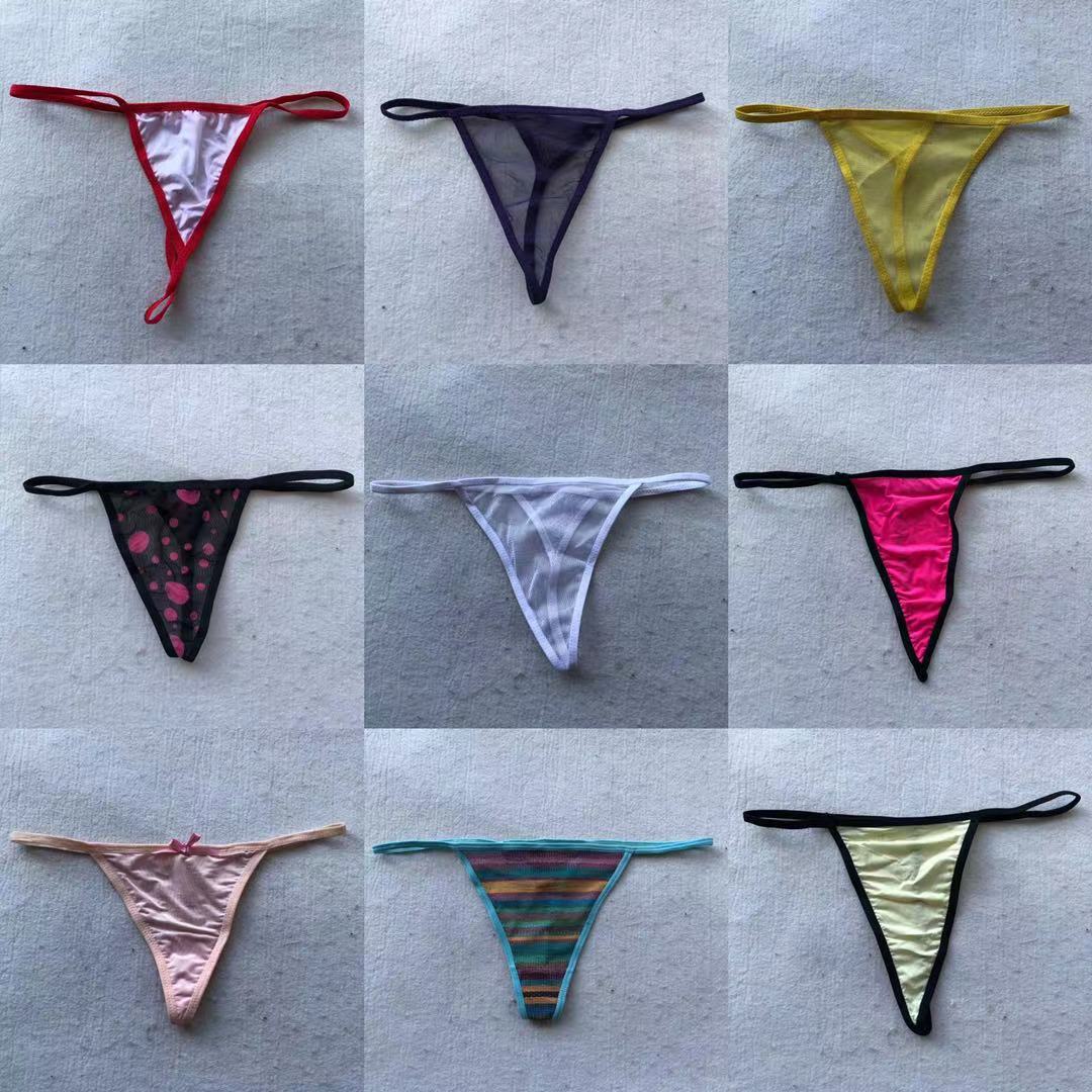 杂款丁字裤女士细带外贸内销尾货低腰性感小丁裤混色混码现货跑量