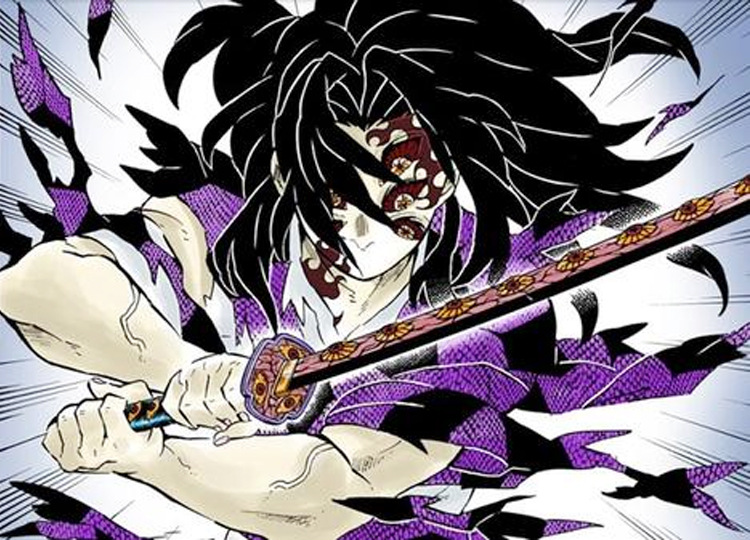 鬼灭之刃 黑死牟继国岩胜 日轮刀 鸣狐cos动漫武器道具木刀未开刃