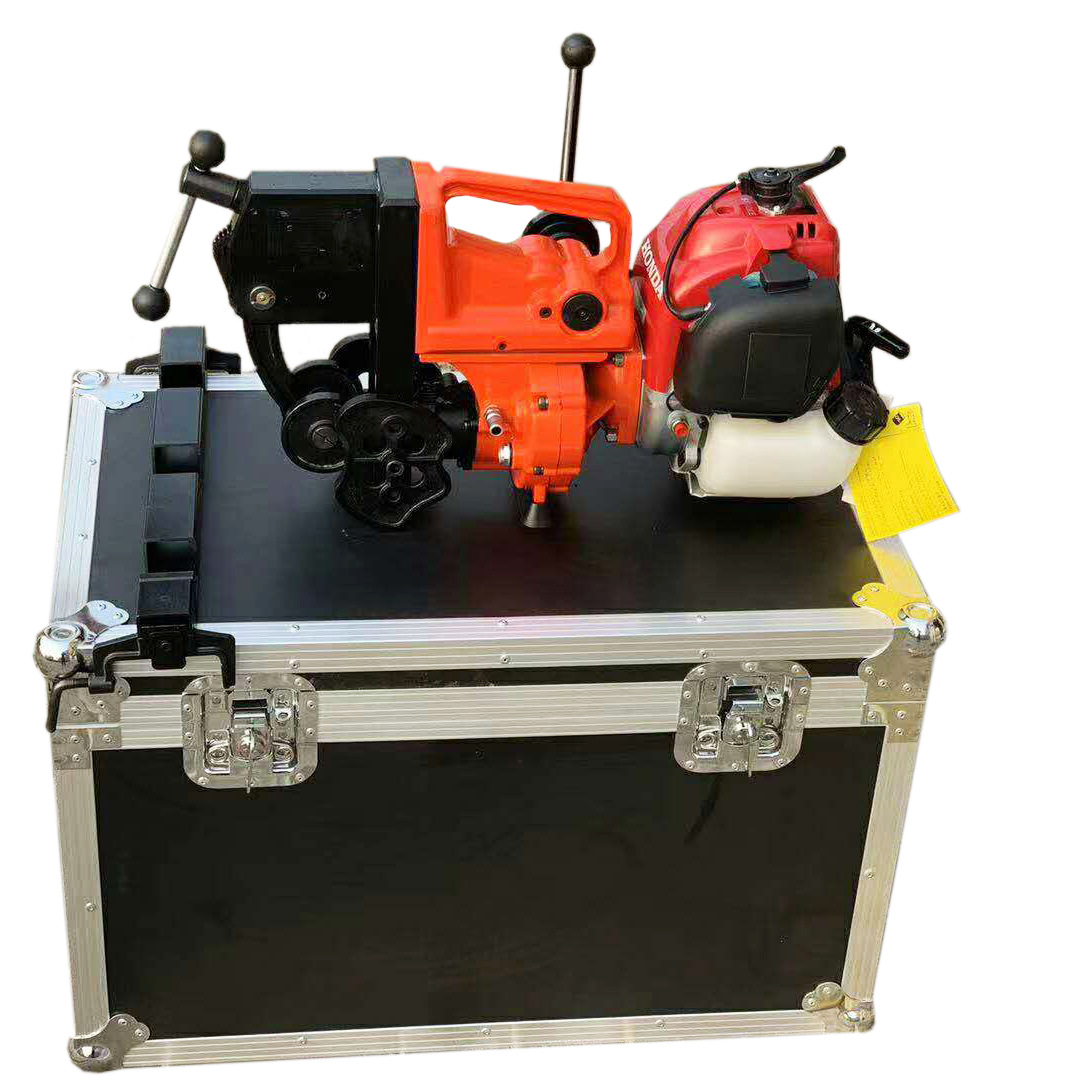 地铁专用钢轨钻孔机便携式内燃钻眼器nzg-31轨道开眼机内燃轨道钻