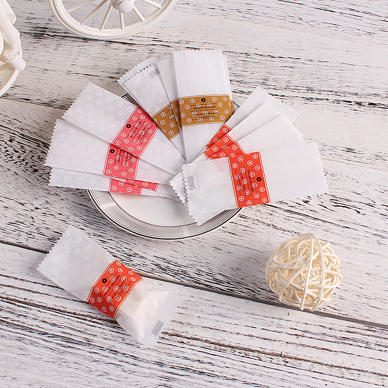 100枚牛轧糖小袋子 塑料糖果袋糖纸包装纸烘焙包装袋热封机封口袋