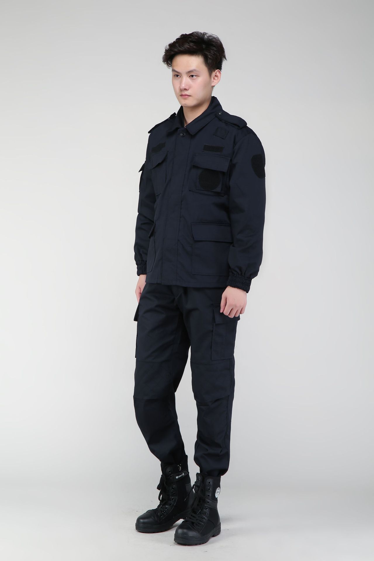 新款黑色作训服网格男99夏季特训服511长袖作战服套装保安训练服