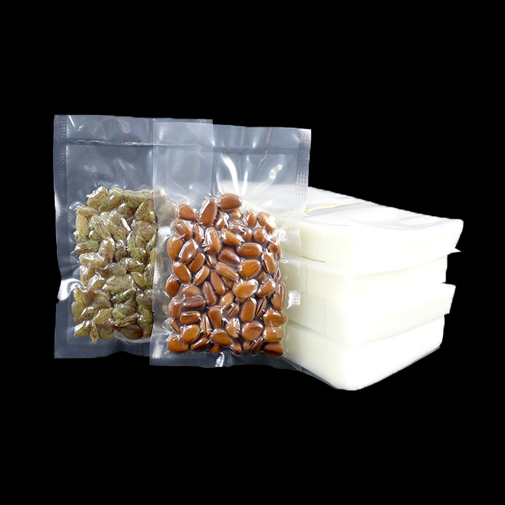 真空食品包装袋厂家批发光面透明棕子真空包装袋定制 保鲜食品袋
