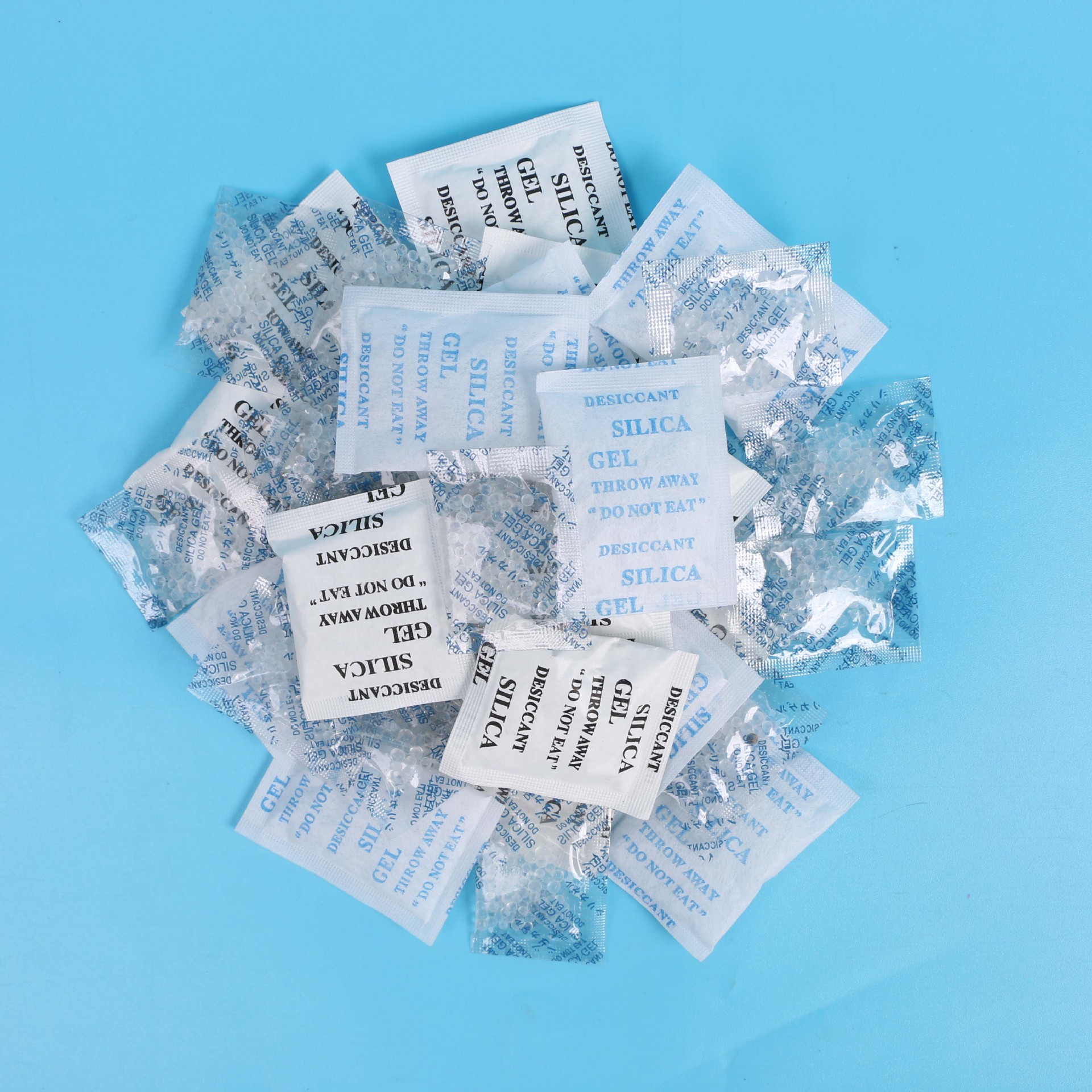 食品干燥剂厂家定做5g小包硅胶干燥剂 防潮除湿食品干燥剂