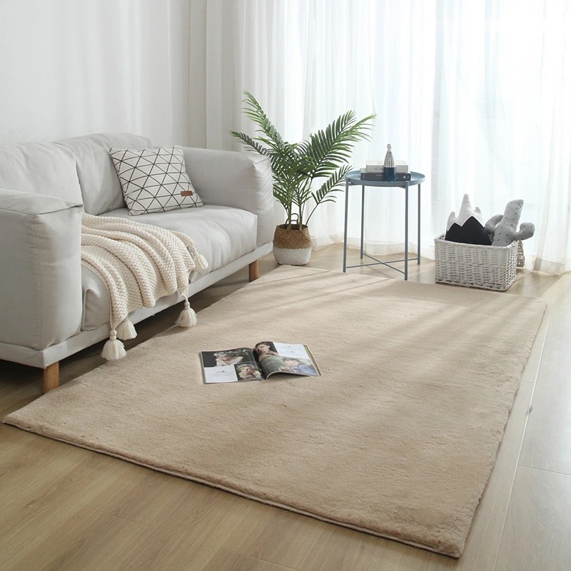 Modern Thickened Imitation Rabbit Fur Carpet Living Room Bedroom Home Coffee Table Carpet Floor Mat Full Shop Factory Delivery