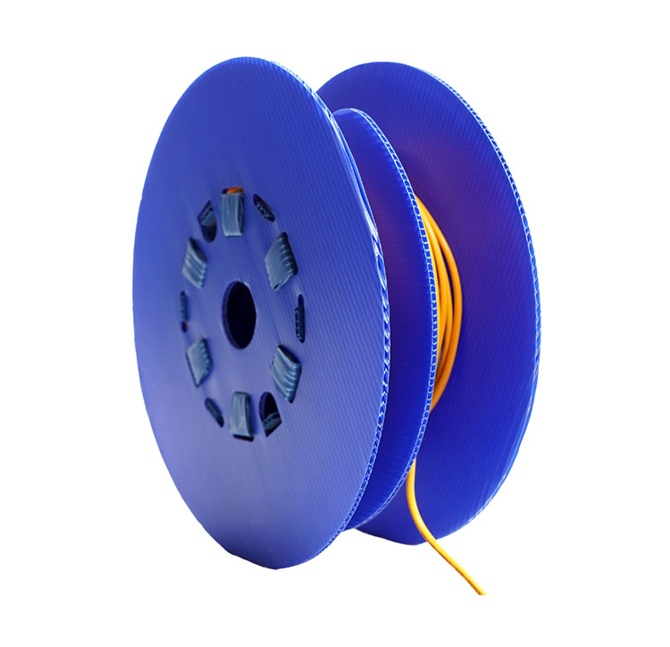 厂家批发工字轮塑料卷线轴 绕线盘瓦楞板卷轴 pp中空板材质