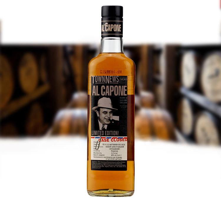 乌克兰威士忌 alcapone 阿尔卡彭调配威士忌 原装进口酒 烈酒