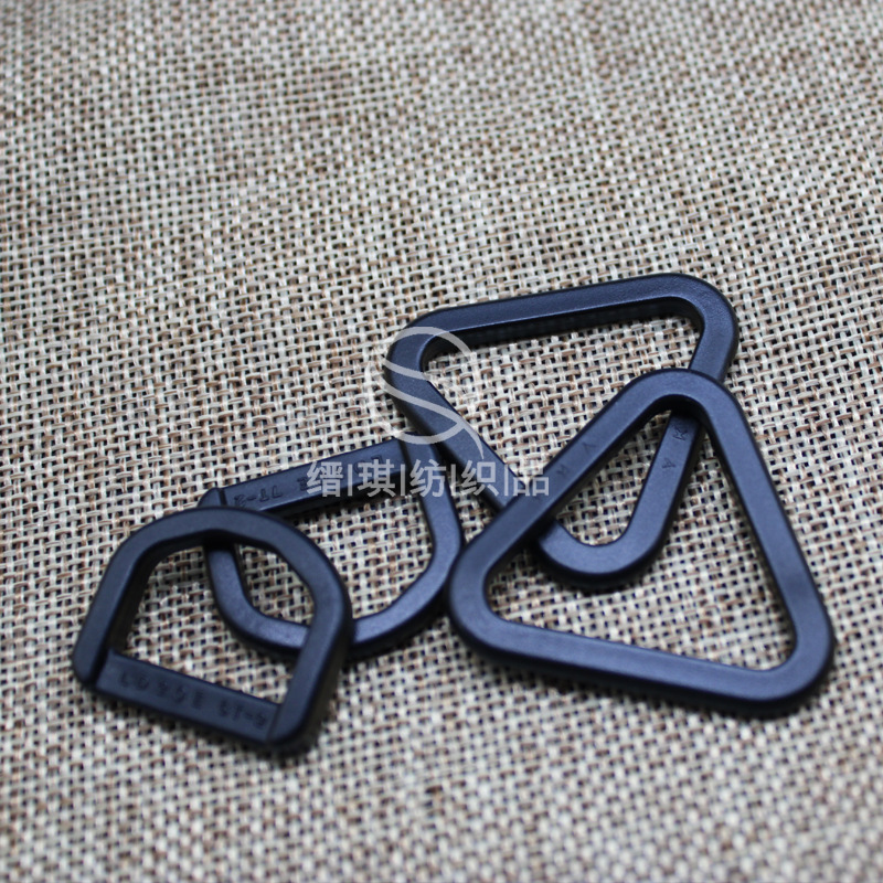 专业供应正ykk塑料箱包扣活动调节d型扣ld-e种类齐全黑色现货