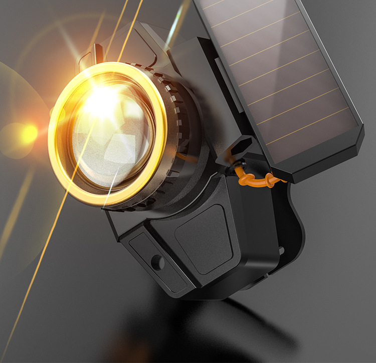 新款太阳能强光头灯 led防水钓鱼灯户外感应矿灯头戴式手电筒批发