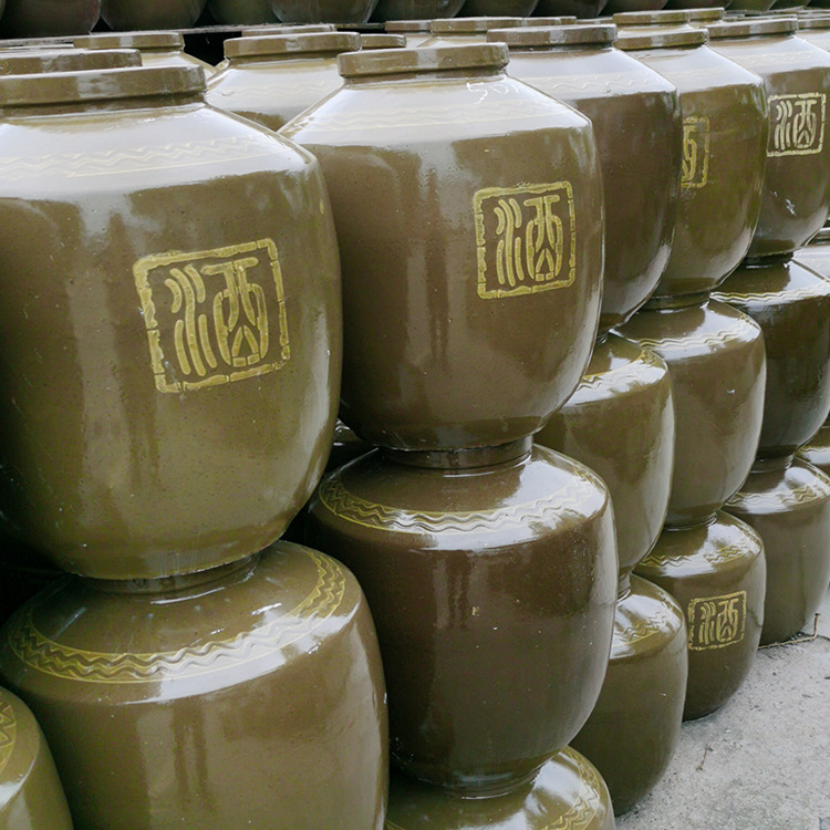 100斤陶瓷小酒坛 土陶酒缸酒坛子批发 隆昌土陶酒坛50kg隆昌批发