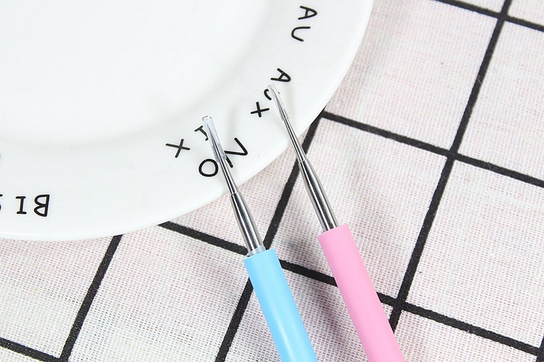 角栓不锈钢暗疮针 粉刺针 美容针 去黑头带帽颜色随机