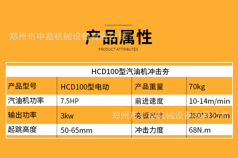 厂销汽油柴油打夯机 电动路面冲击夯 两相电手扶式地基蹦蹦夯批发