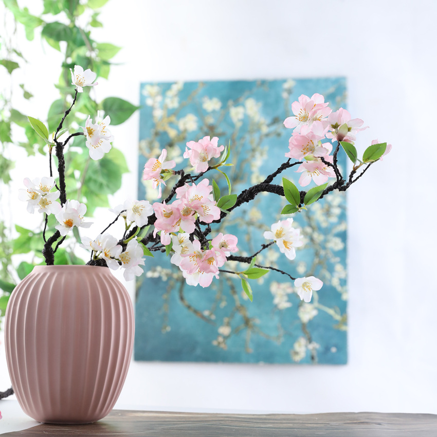 仿真花假花大发泡枝樱花 家居装饰场景布置绢花软装