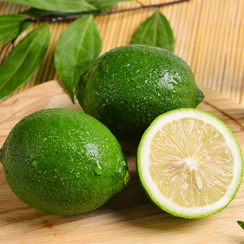 四川安岳青柠檬新鲜水果榨汁切片奶茶