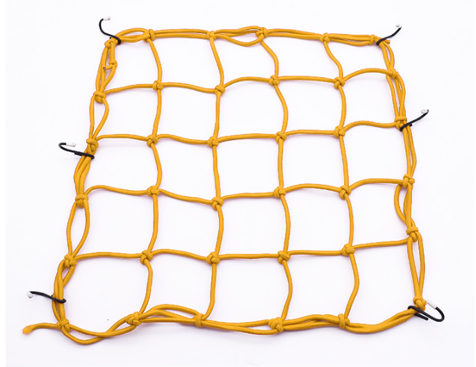 25cmx25c网绳彩色加粗钩高弹力绳货物捆绑绳行李绳捆绑带彩扁绳