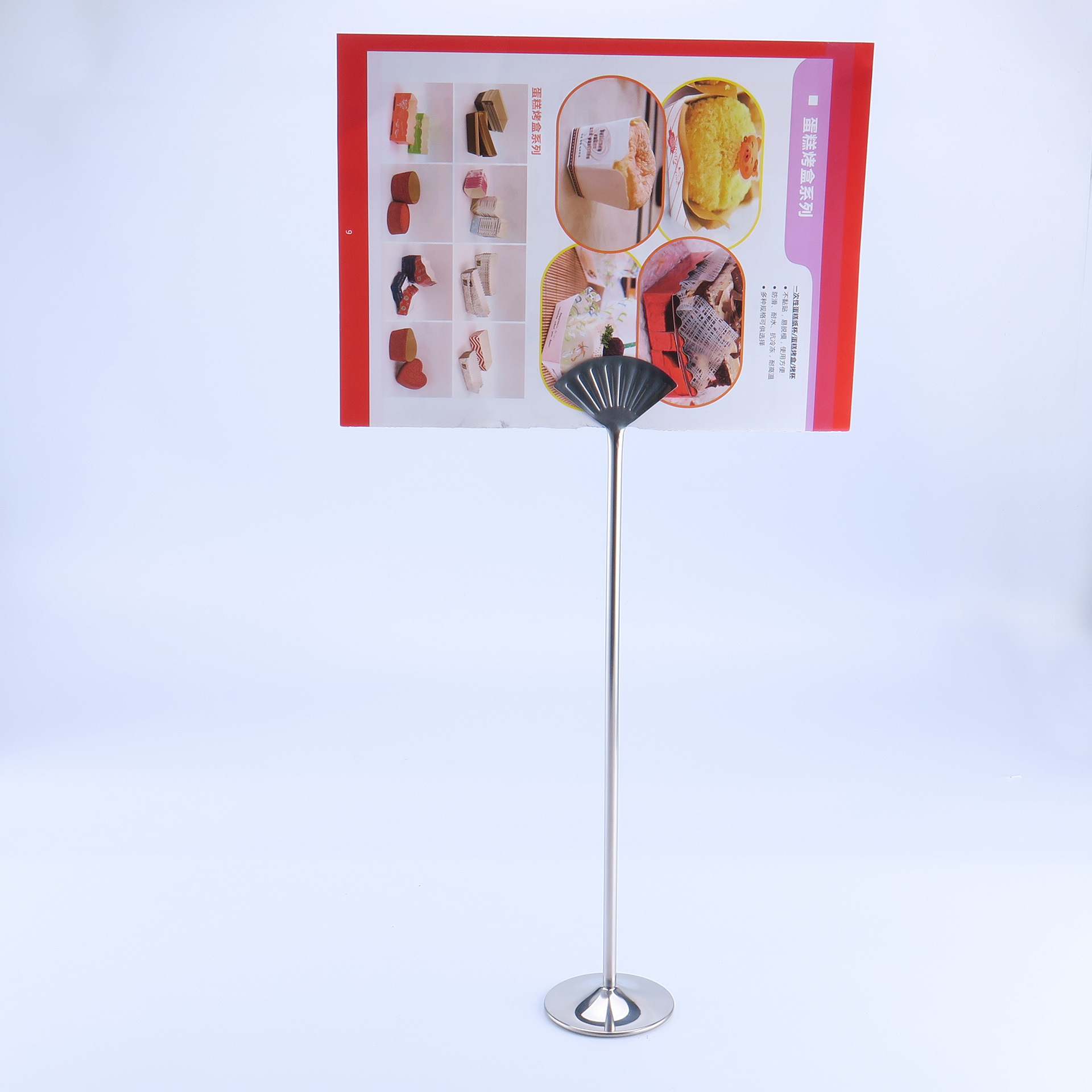 批发台号牌不锈钢 酒店餐桌牌自助餐厅菜牌j架台号卡插卡架