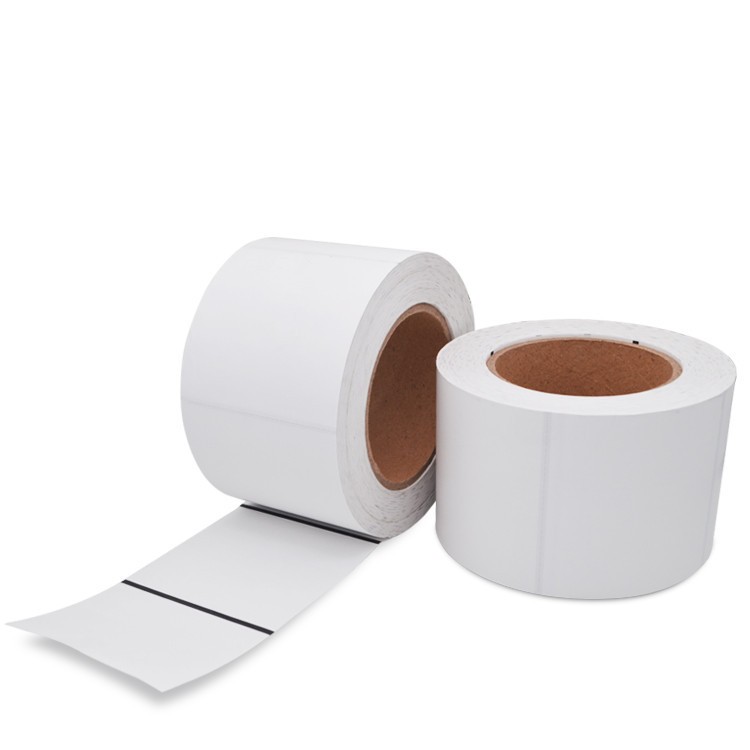 卷筒热敏纸双胶纸铜版纸 79*80 80*100黑标黑条识别定位打印纸