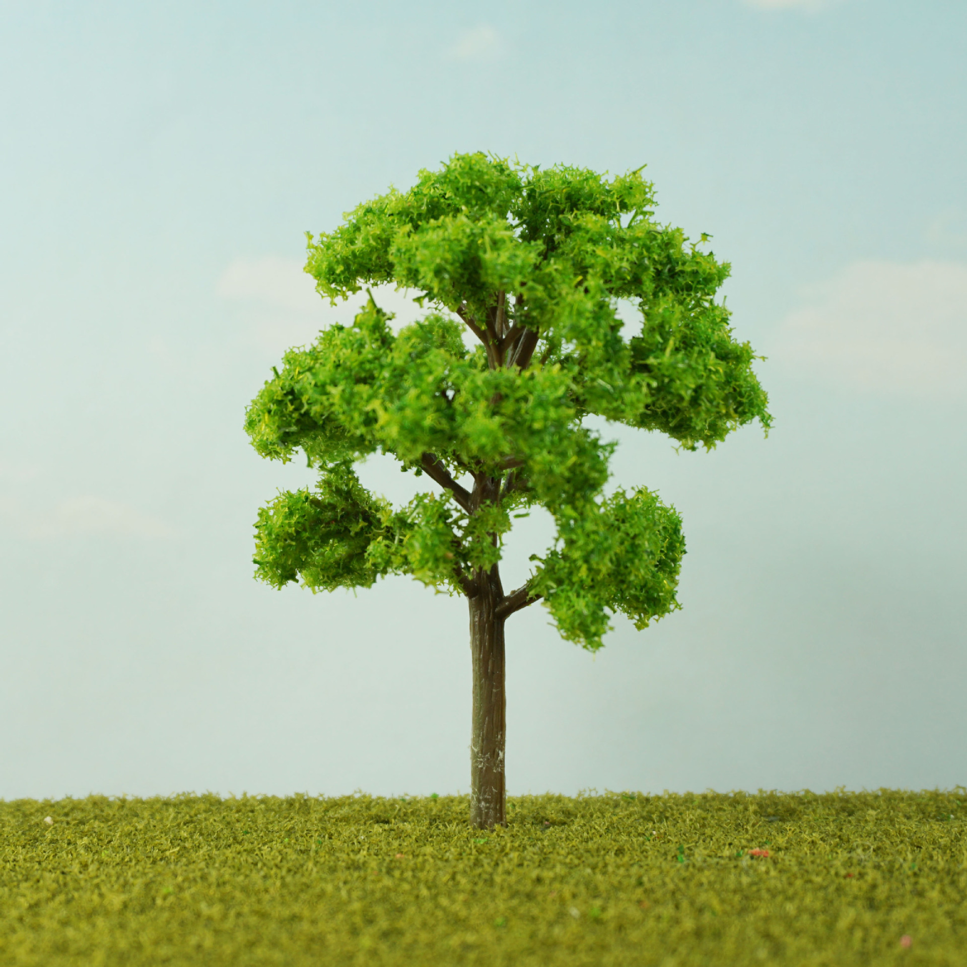 沙盘模型树塑胶模型行道树多规格榕树微景观树