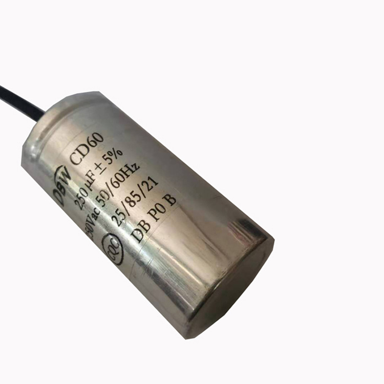 供应优质cd60铝电解电容250vac100uf电缆线马达电机启动电容现货