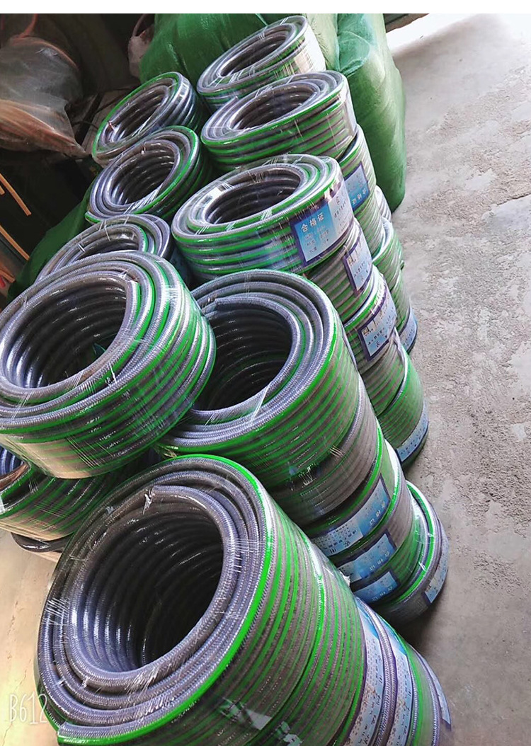 厂家直销二胶一线煤气软管 pvc塑料天燃气管低压液化汽阀软管加厚