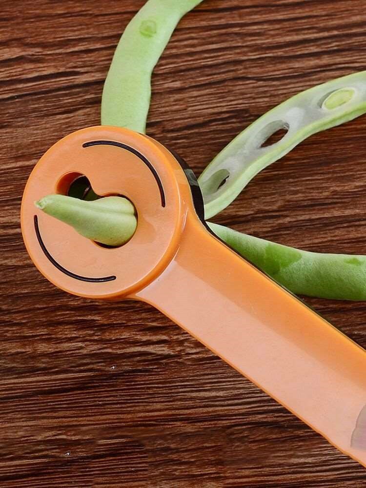 豆角插丝器芸豆切丝神器家用刀片拉剪长豆角线切削拉丝指环割.批