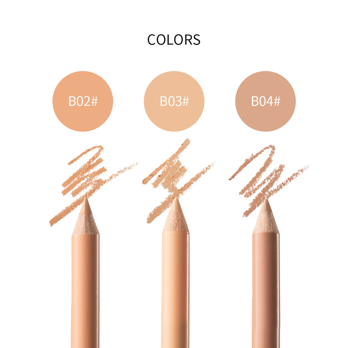 Cross-Border Hot Selling Miele Menow Concealer Cover Spot Lead I Pen Skin Color Concealer AliExpress 3 Colors Available