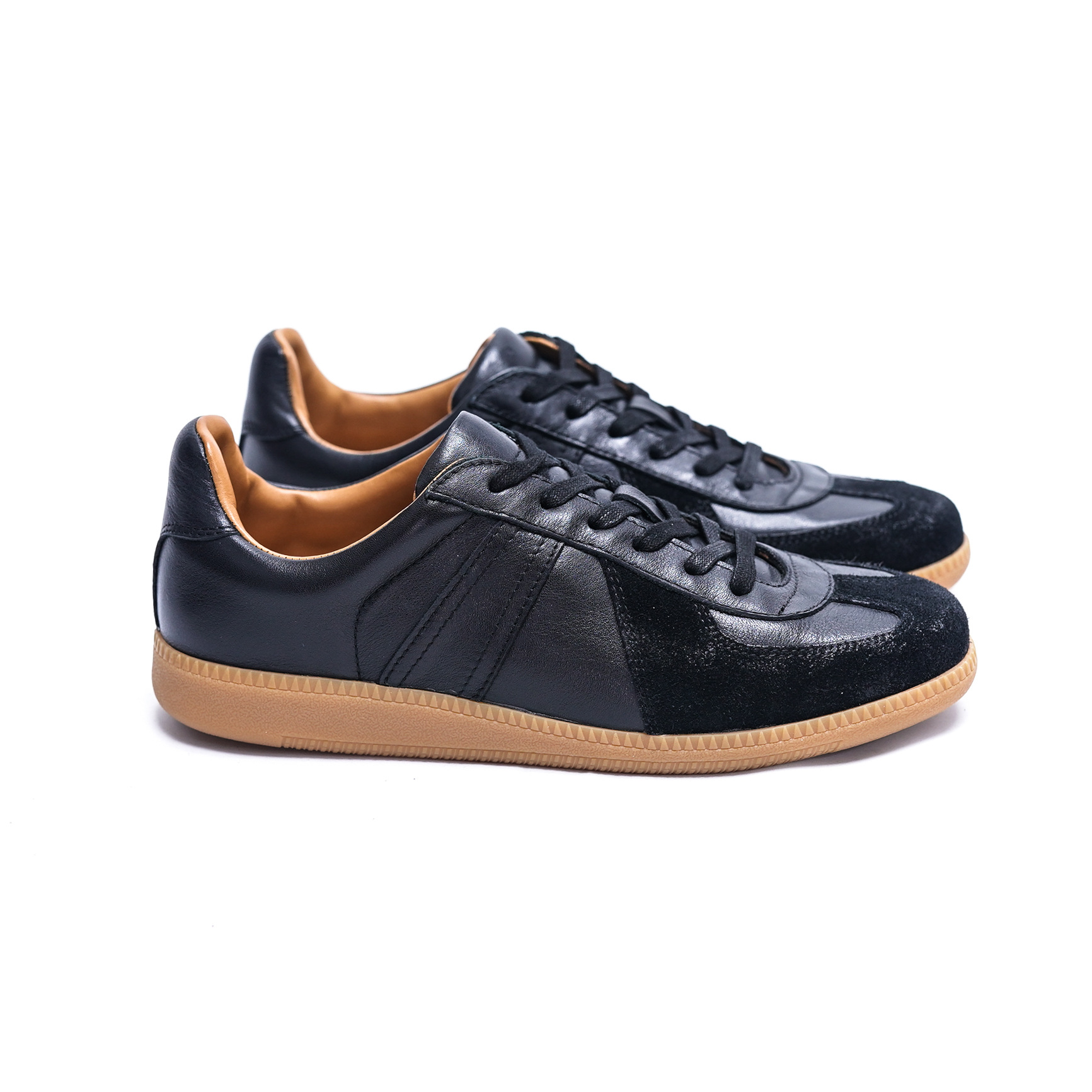 replica德军训练鞋复古牛皮男士板鞋休闲鞋情侣德训鞋rof复刻男鞋