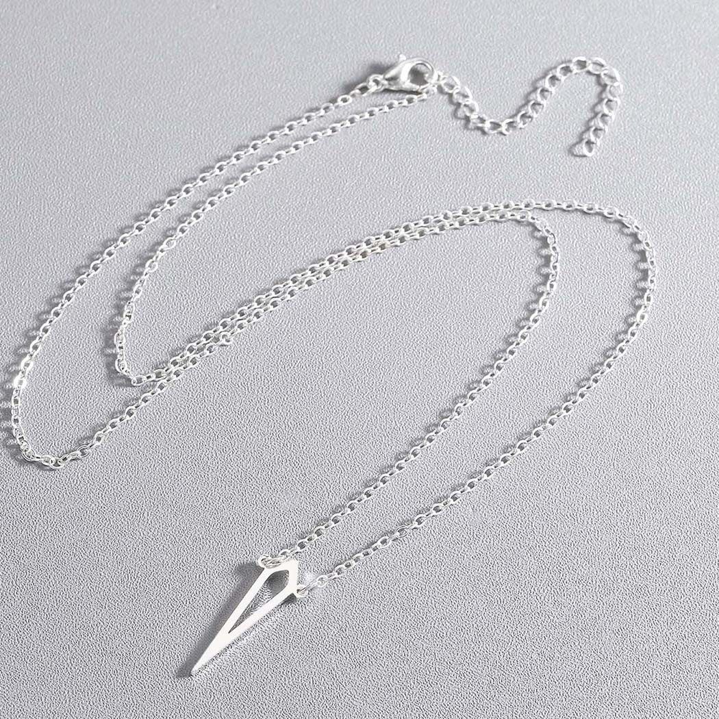 朋克男性首饰不锈钢项链空心匕首吊坠项链适合女性几何首饰礼品