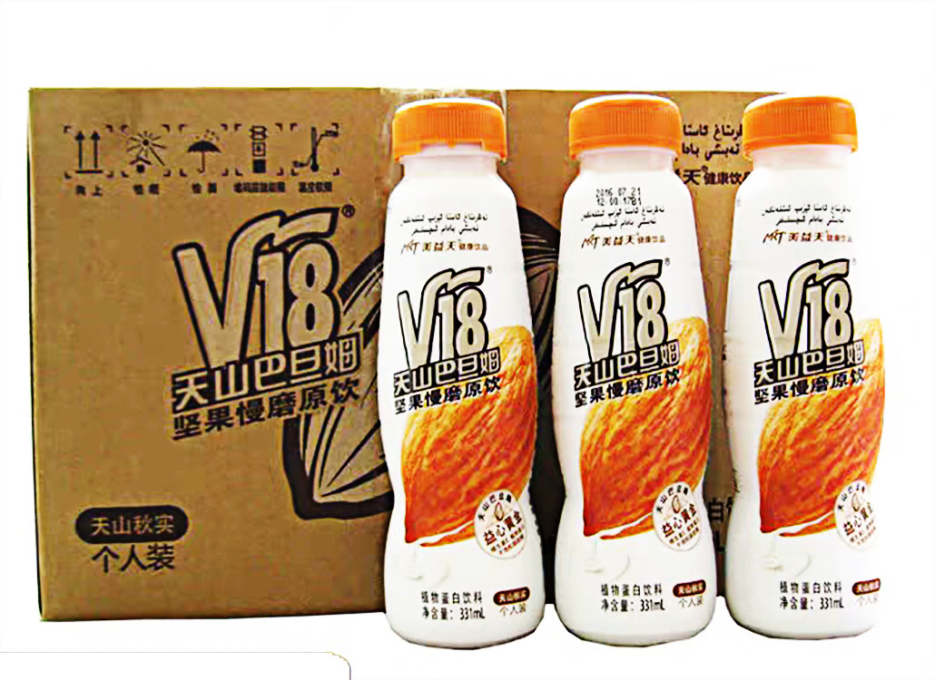 【巴旦姆饮料】新疆美益天v18巴旦姆饮料v18巴旦木饮料植物蛋白