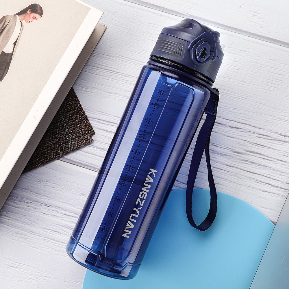 康知缘tritan透明塑料杯弹跳运动水杯户外健身登山水壶杯子定制