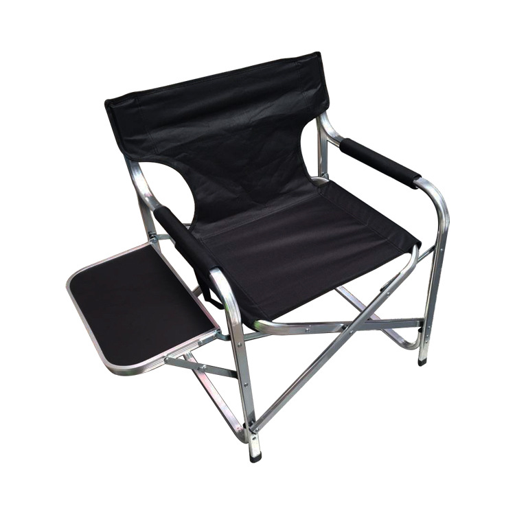 Portable Leisure Folding Chair Outdoor Beach Chair Fishing Chair Aluminum Tube Director Chair with Table Board