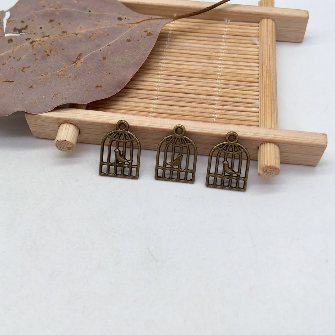diy饰品配件 厂家直销锌合金挂件 鸟笼配饰 跨境电商亚马逊畅销款