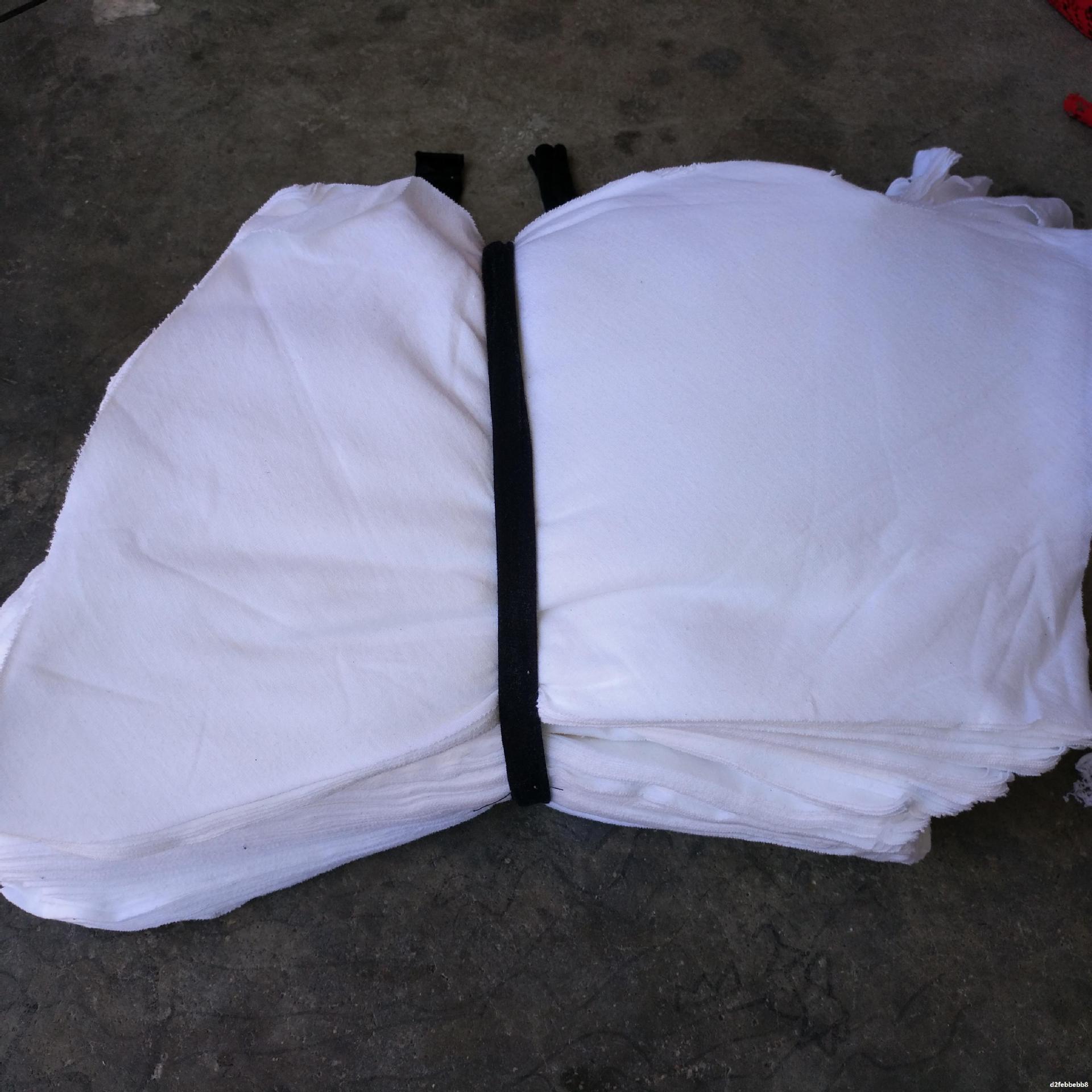 白色碎布 擦机布 纯棉布料工业抹布 汽修布碎吸油吸水不掉色包邮