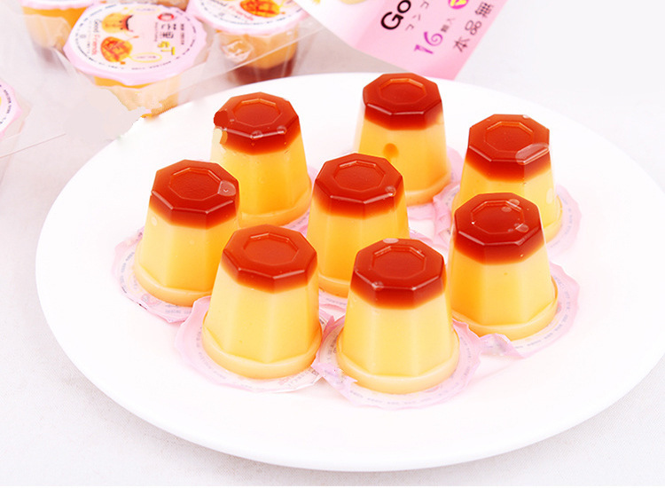 中国台湾新巧风鸡蛋冰淇淋芒果味果冻166g果汁果冻布丁儿童零食