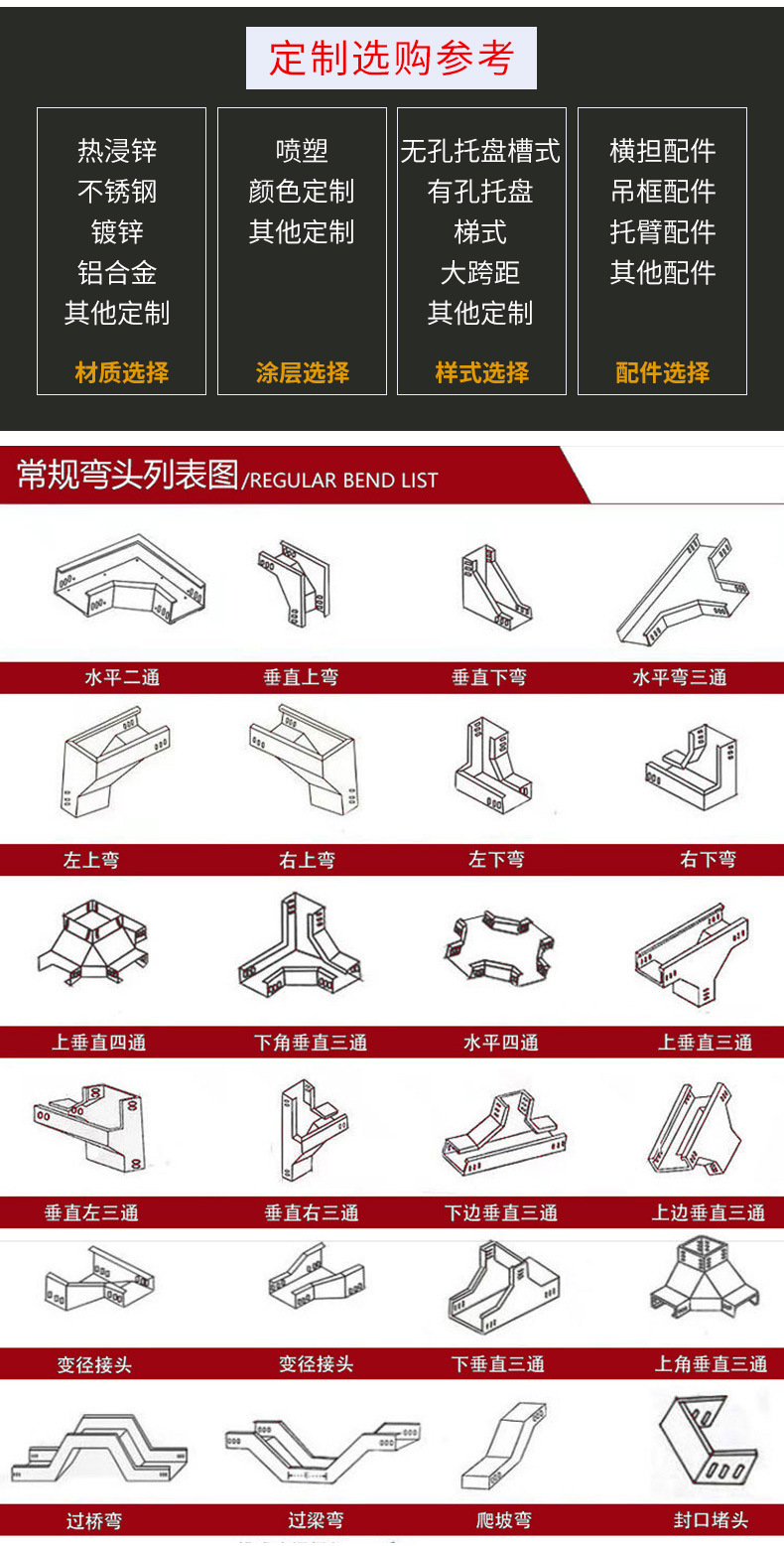 利弘晟定制批发 桥架配件 不锈钢横担 多种多样