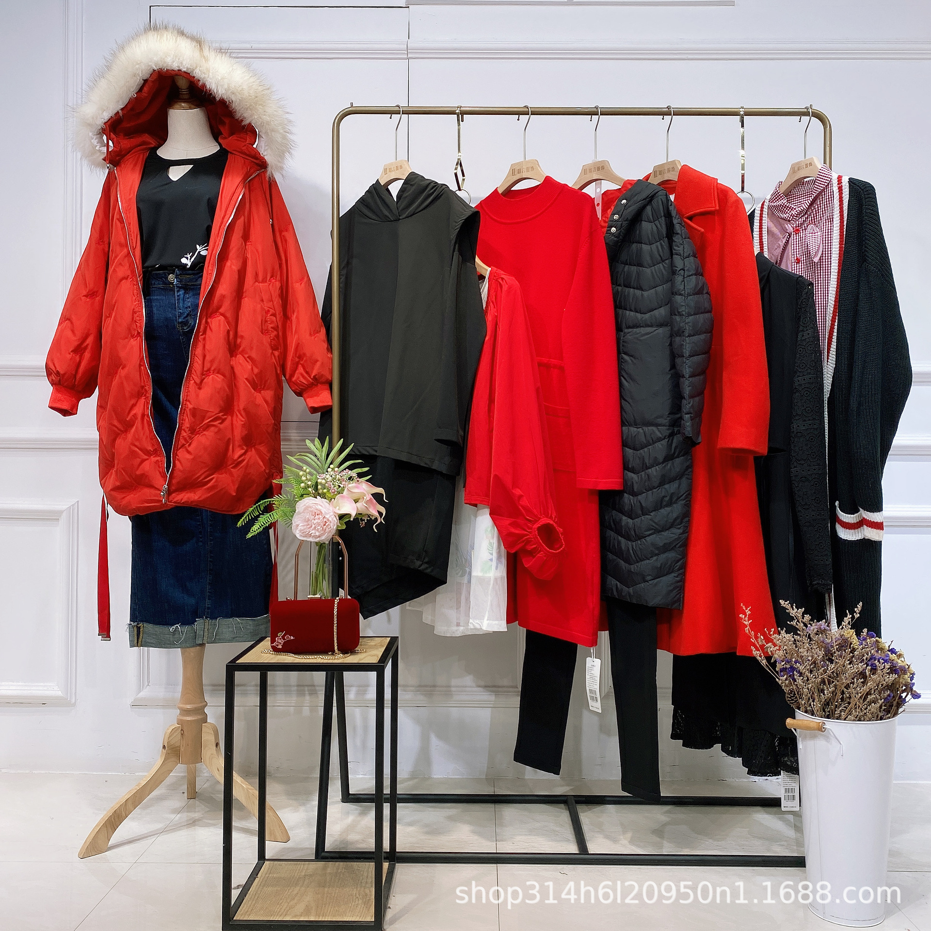 欧米媞2020秋冬品牌折扣女装库存尾货清仓处理 直播货源 工厂尾货