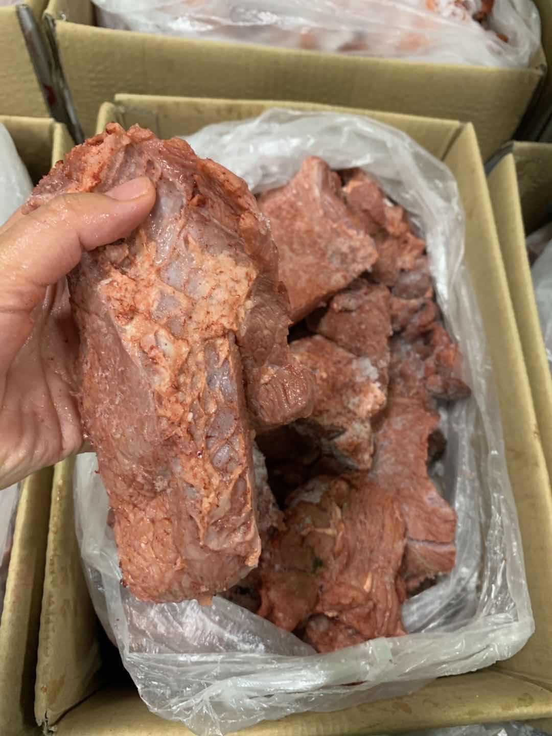 新鲜冷冻半熟牛肉20斤大块牛碎肉饭店商用生牛肉半成品包邮