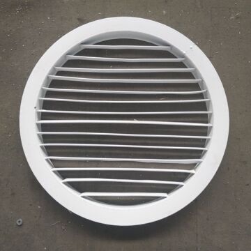 供应铝合金圆形风口 圆形单层风口 圆形出风口 百叶式风口 可定制