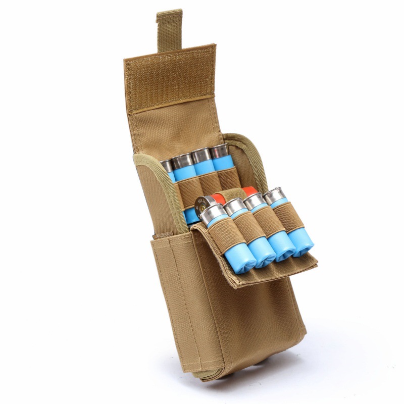 户外战术子弹袋12g子弹包molle配件袋25孔cs狩猎专用散弹收容包