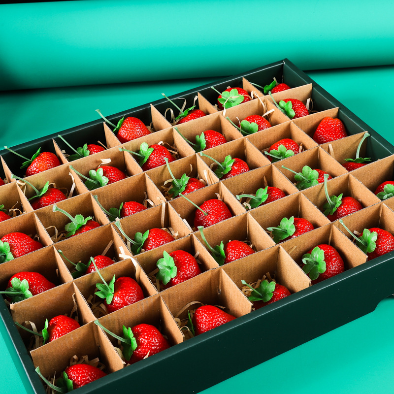 厂家现货草莓包装纸盒创意草莓礼盒精品水果包装盒定制批发