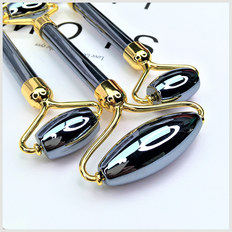 厂家直销能量石太赫兹滚轮按摩棒太赫兹美容棒瘦身美容仪跨境货源