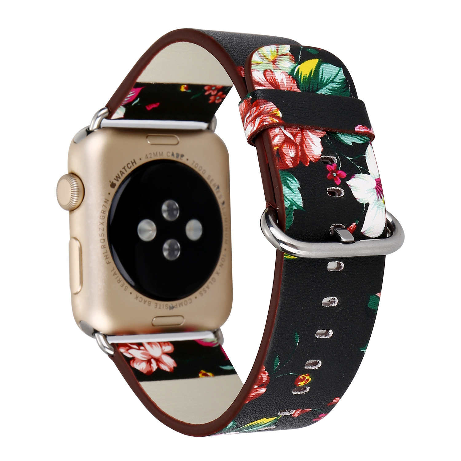 适用 苹果6 apple watch 真皮表带田园风系列皮手表带 iwatch腕带