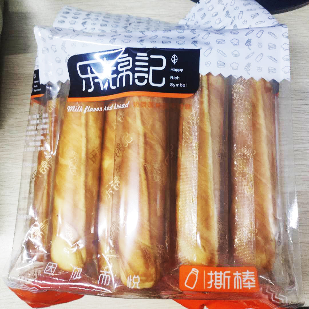 乐锦记原味手撕棒小面包蔓380g
