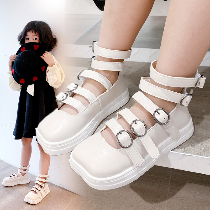 儿童皮鞋 2020年秋季新款韩版洋气女童公主鞋中大童软底学生单鞋