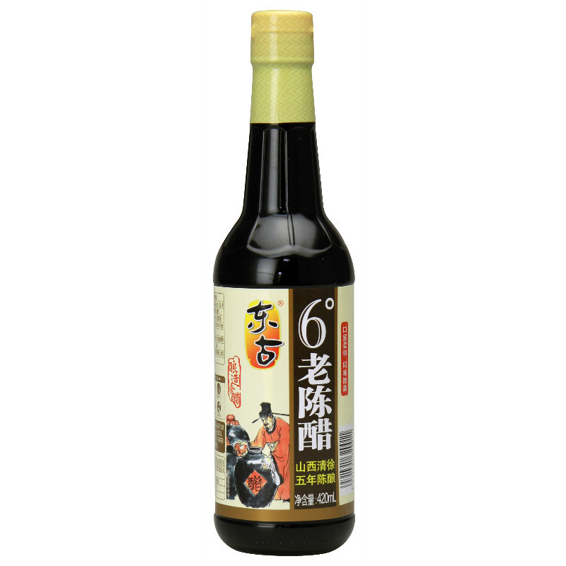 东古6度老陈醋420ml/800ml/5l 饺子,海鲜蘸料凉拌炒菜东古老陈醋