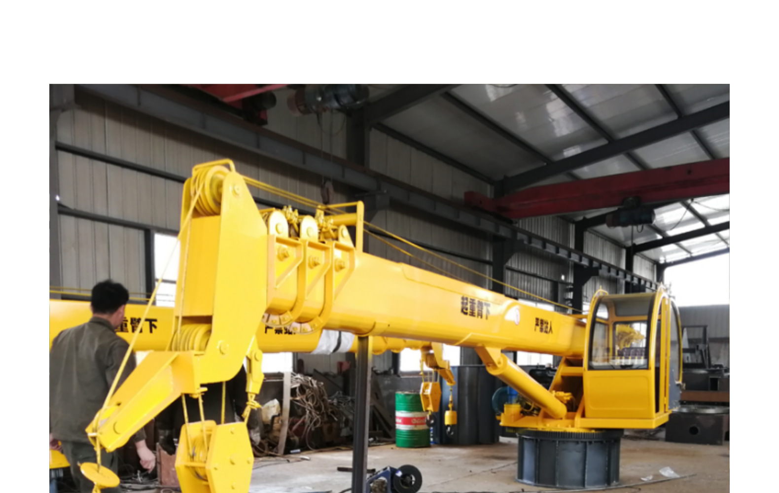 厂家直销 船吊 船用液压起重机 码头港口吊 克令吊 8吨双卷扬船吊