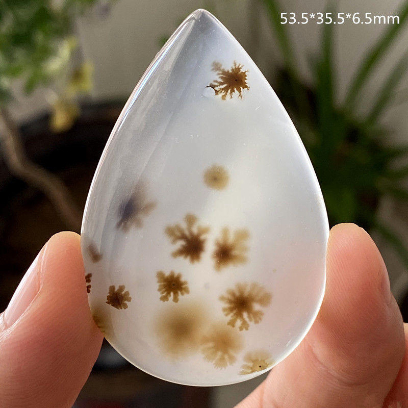 43海洋玉髓男女玉石吊坠挂件牌子象形风景水花马达加斯加玛瑙